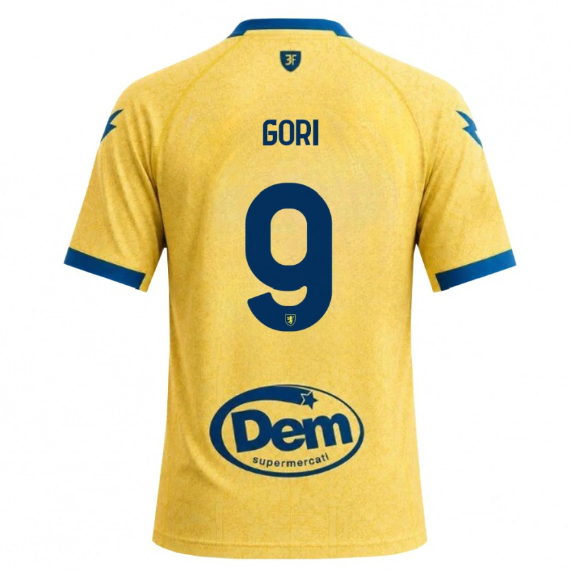 Danxen Kinderen Lorenzo Gori #9 Khaki Zwart Blauw Thuisshirt Thuistenue 2026/27 T-Shirt België