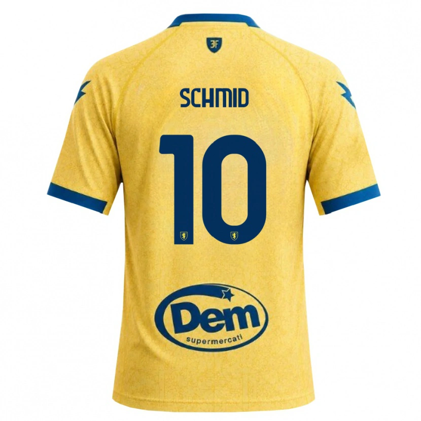 Danxen Kinderen Romano Schmid #10 Khaki Zwart Blauw Thuisshirt Thuistenue 2026/27 T-Shirt België