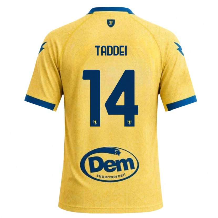 Danxen Kinderen Leonardo Taddei #14 Khaki Zwart Blauw Thuisshirt Thuistenue 2026/27 T-Shirt België
