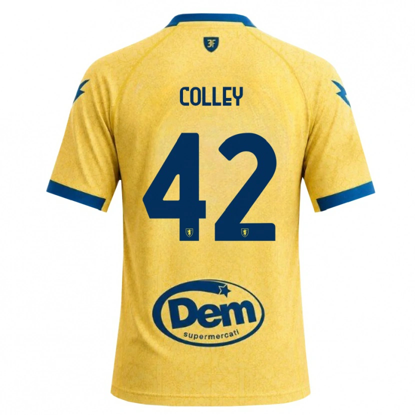 Danxen Kinderen Muhammed Colley #42 Khaki Zwart Blauw Thuisshirt Thuistenue 2026/27 T-Shirt België
