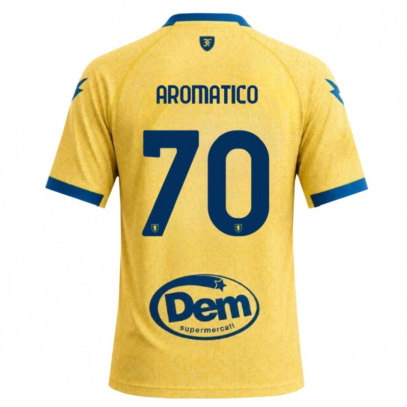 Danxen Kinderen Raul Aromatico #70 Khaki Zwart Blauw Thuisshirt Thuistenue 2026/27 T-Shirt België
