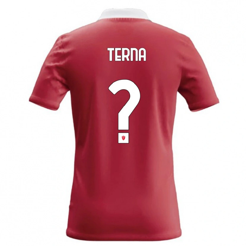Danxen Kinderen Alessandro Terna #0 Rood Wit Thuisshirt Thuistenue 2026/27 T-Shirt België