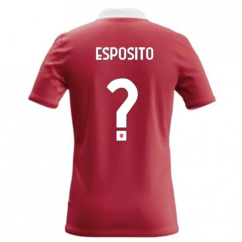 Danxen Kinderen Marco Esposito #0 Rood Wit Thuisshirt Thuistenue 2026/27 T-Shirt België