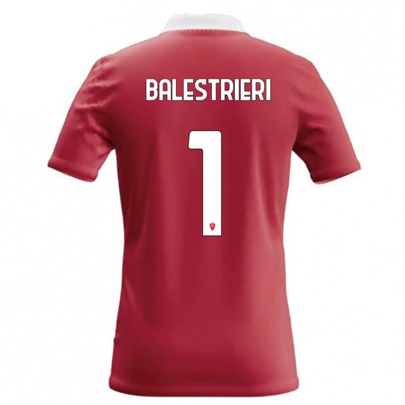 Danxen Kinderen Alessandro Balestrieri #1 Rood Wit Thuisshirt Thuistenue 2026/27 T-Shirt België