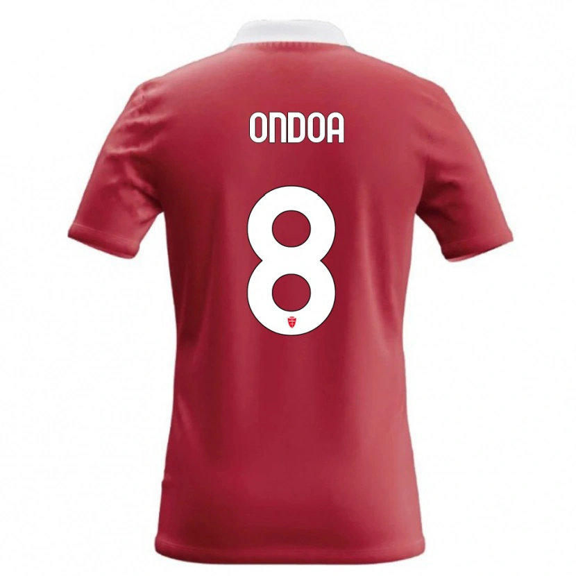 Danxen Kinderen Foe Ondoa #8 Rood Wit Thuisshirt Thuistenue 2026/27 T-Shirt België