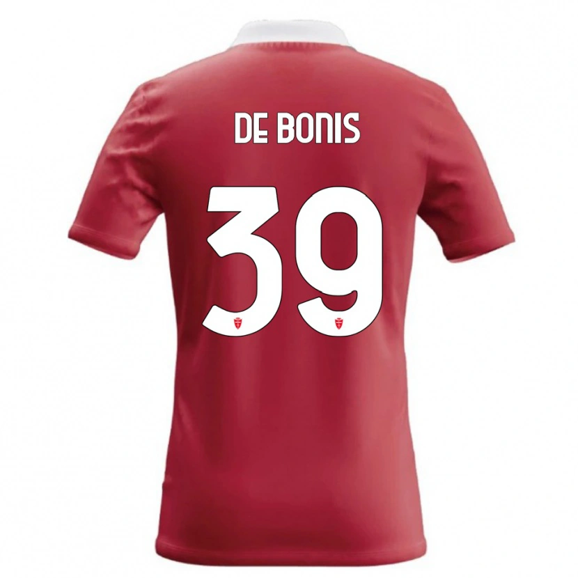 Danxen Kinderen Andrea De Bonis #39 Rood Wit Thuisshirt Thuistenue 2026/27 T-Shirt België