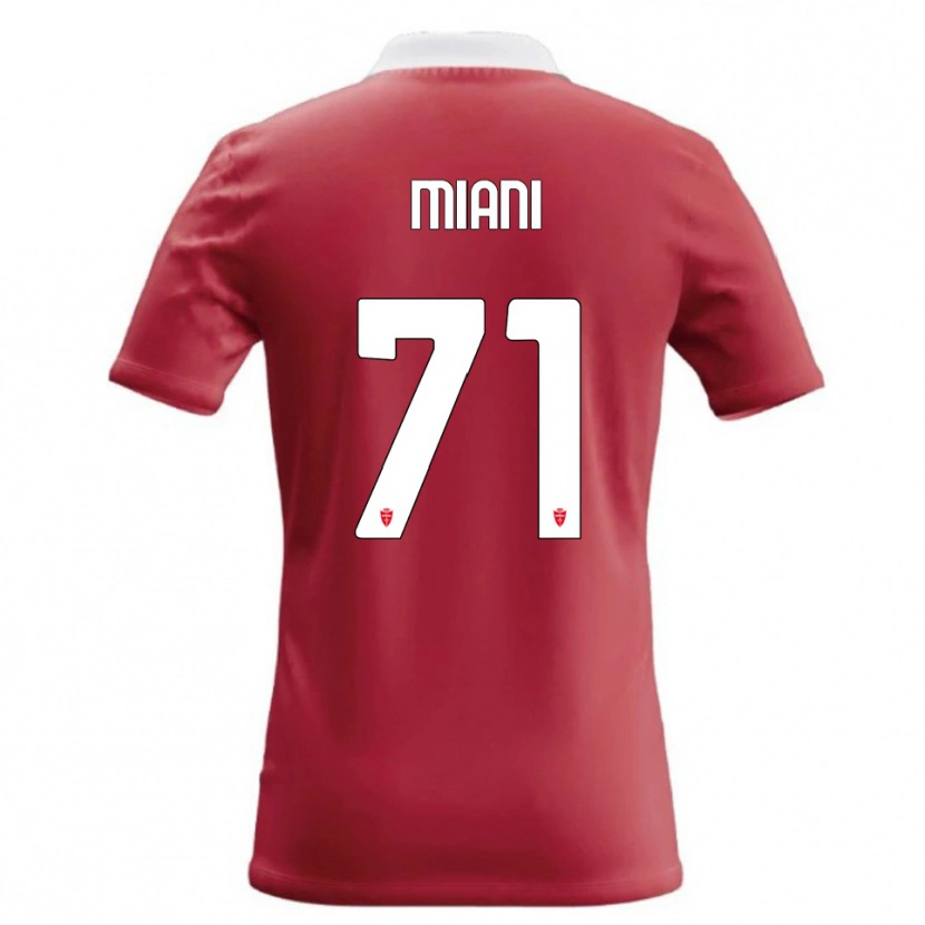 Danxen Kinderen Arthur Miani #71 Rood Wit Thuisshirt Thuistenue 2026/27 T-Shirt België