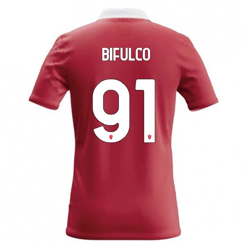 Danxen Kinderen Davide Bifulco #91 Rood Wit Thuisshirt Thuistenue 2026/27 T-Shirt België