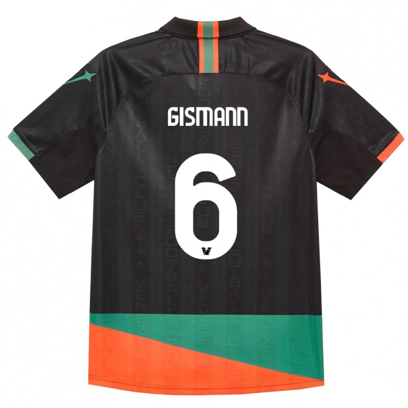 Danxen Kinderen Lynn Gismann #6 Zwart Oranje Groen Thuisshirt Thuistenue 2026/27 T-Shirt België