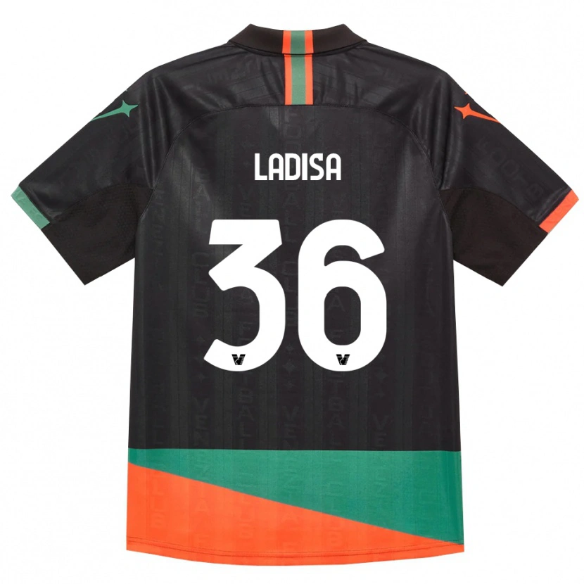 Danxen Kinderen Marco Ladisa #36 Zwart Oranje Groen Thuisshirt Thuistenue 2026/27 T-Shirt België