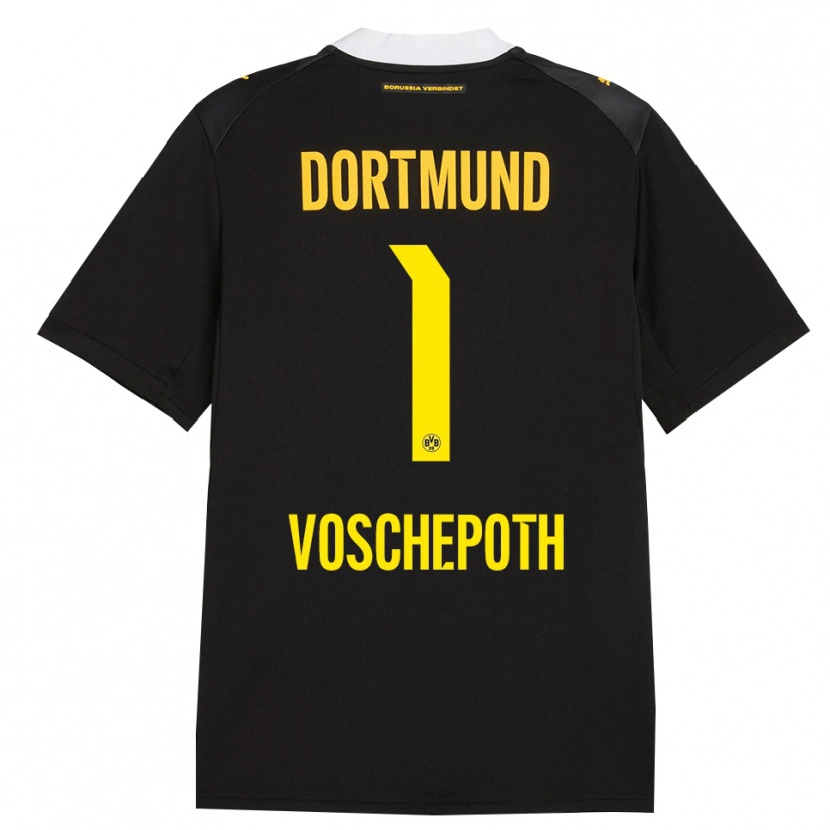 Danxen Kinderen Jan Voschepoth #1 Zwart Rood Geel Uitshirt Uittenue 2026/27 T-Shirt België