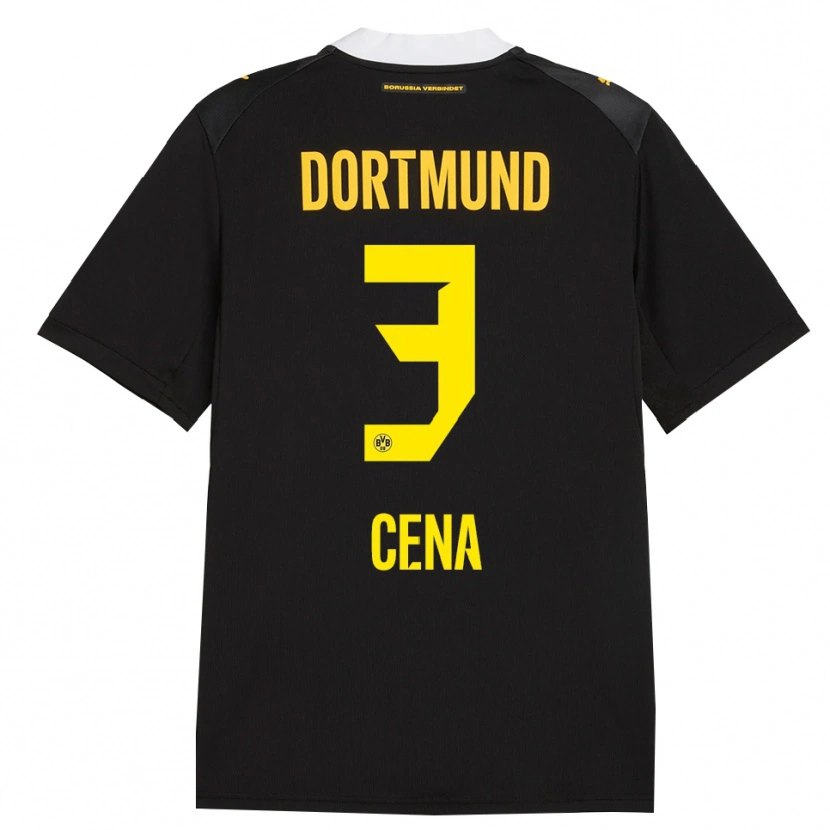 Danxen Kinderen Valon Cena #3 Zwart Rood Geel Uitshirt Uittenue 2026/27 T-Shirt België