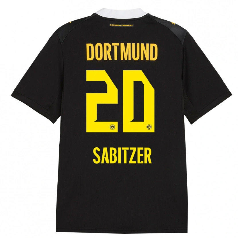 Danxen Kinderen Marcel Sabitzer #20 Zwart Rood Geel Uitshirt Uittenue 2026/27 T-Shirt België