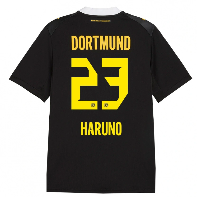 Danxen Kinderen Sasaki Haruno #23 Zwart Rood Geel Uitshirt Uittenue 2026/27 T-Shirt België