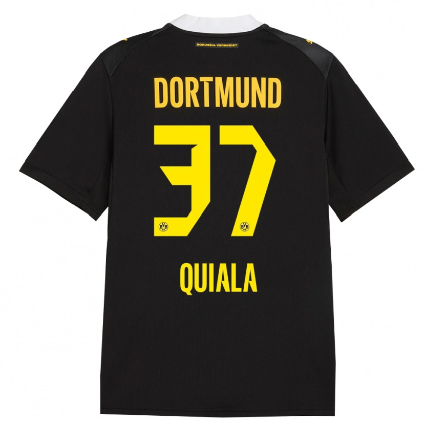 Danxen Kinderen Nanitonda Quiala #37 Zwart Rood Geel Uitshirt Uittenue 2026/27 T-Shirt België