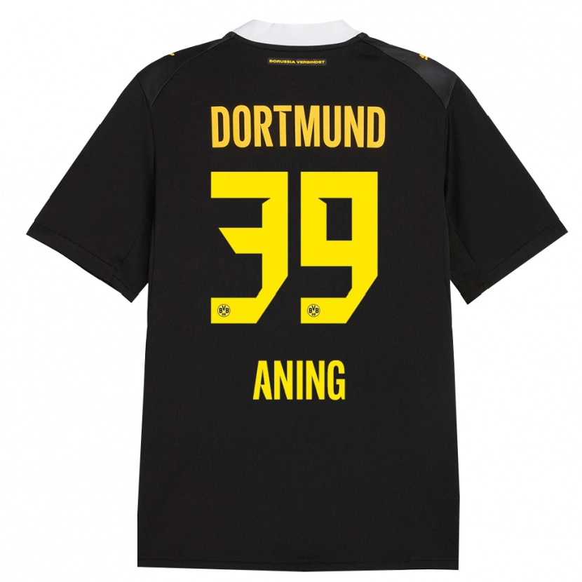 Danxen Kinderen Prince Aning #39 Zwart Rood Geel Uitshirt Uittenue 2026/27 T-Shirt België