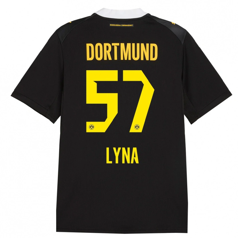 Danxen Kinderen Schwarz Lyna #57 Zwart Rood Geel Uitshirt Uittenue 2026/27 T-Shirt België