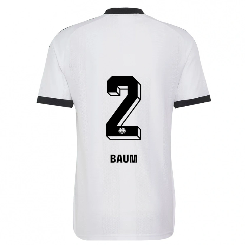 Danxen Kinderen Elias Baum #2 Zwart Wit Uitshirt Uittenue 2026/27 T-Shirt België