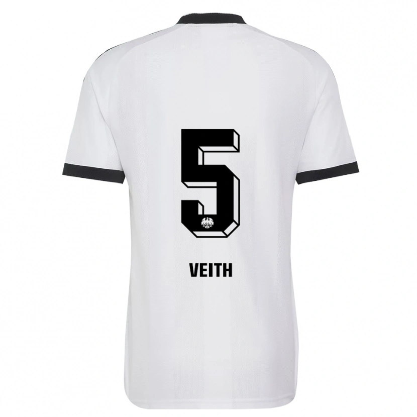 Danxen Kinderen Titus Veith #5 Zwart Wit Uitshirt Uittenue 2026/27 T-Shirt België