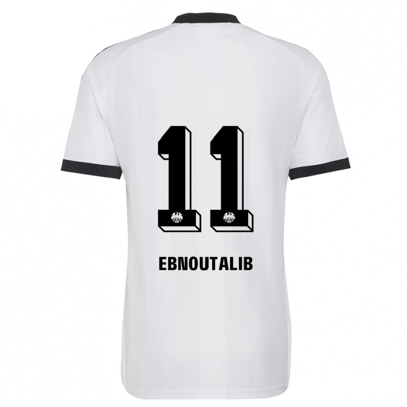 Danxen Kinderen Younes Ebnoutalib #11 Zwart Wit Uitshirt Uittenue 2026/27 T-Shirt België
