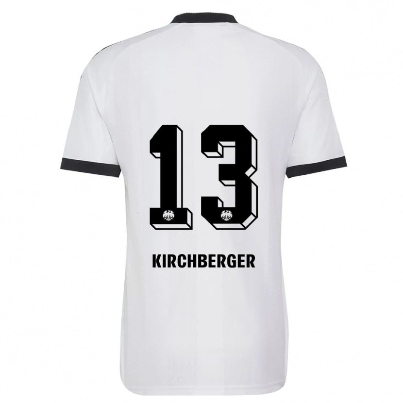 Danxen Kinderen Virginia Kirchberger #13 Zwart Wit Uitshirt Uittenue 2026/27 T-Shirt België