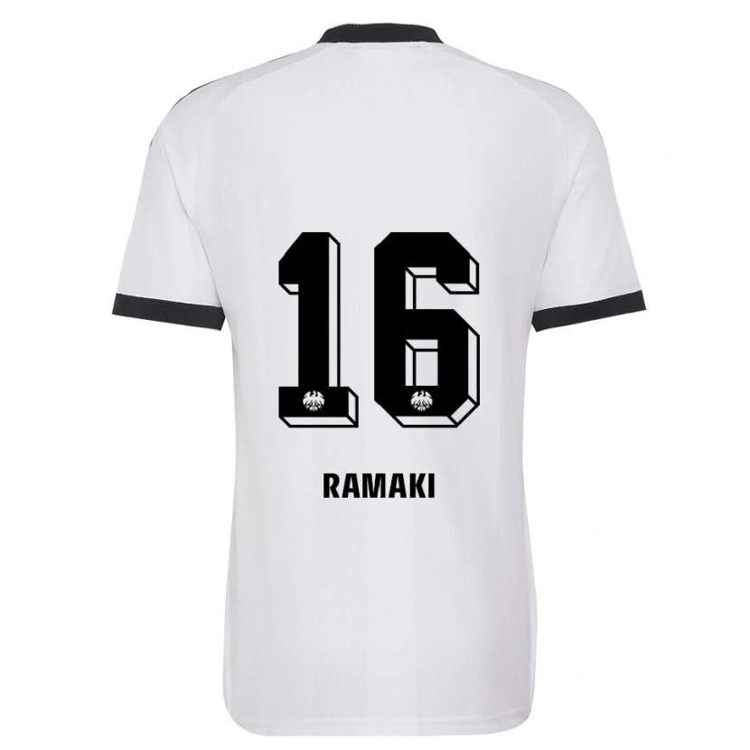 Danxen Kinderen Davyd Ramaki #16 Zwart Wit Uitshirt Uittenue 2026/27 T-Shirt België