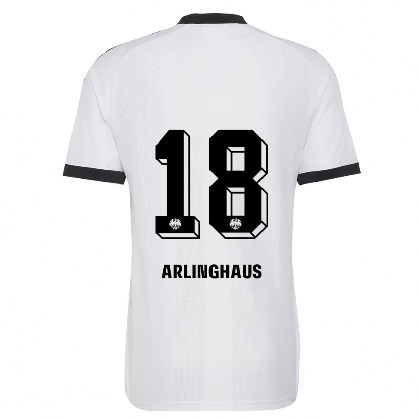 Danxen Kinderen Maximilian Arlinghaus #18 Zwart Wit Uitshirt Uittenue 2026/27 T-Shirt België