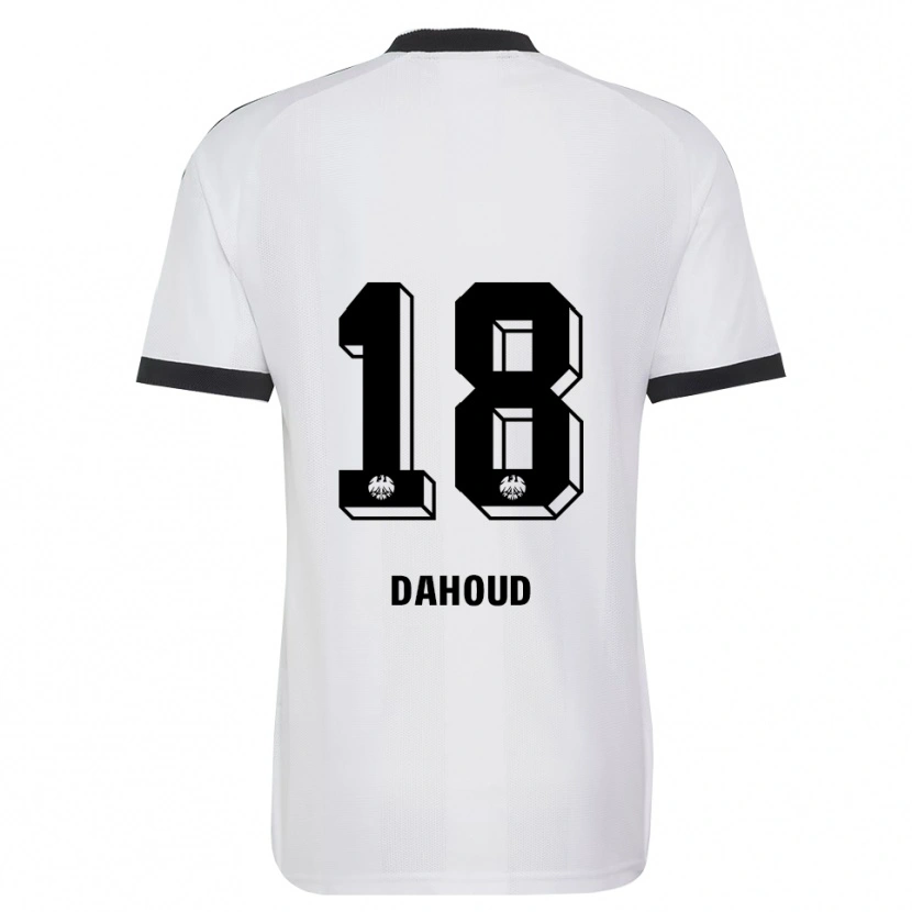 Danxen Kinderen Mahmoud Dahoud #18 Zwart Wit Uitshirt Uittenue 2026/27 T-Shirt België
