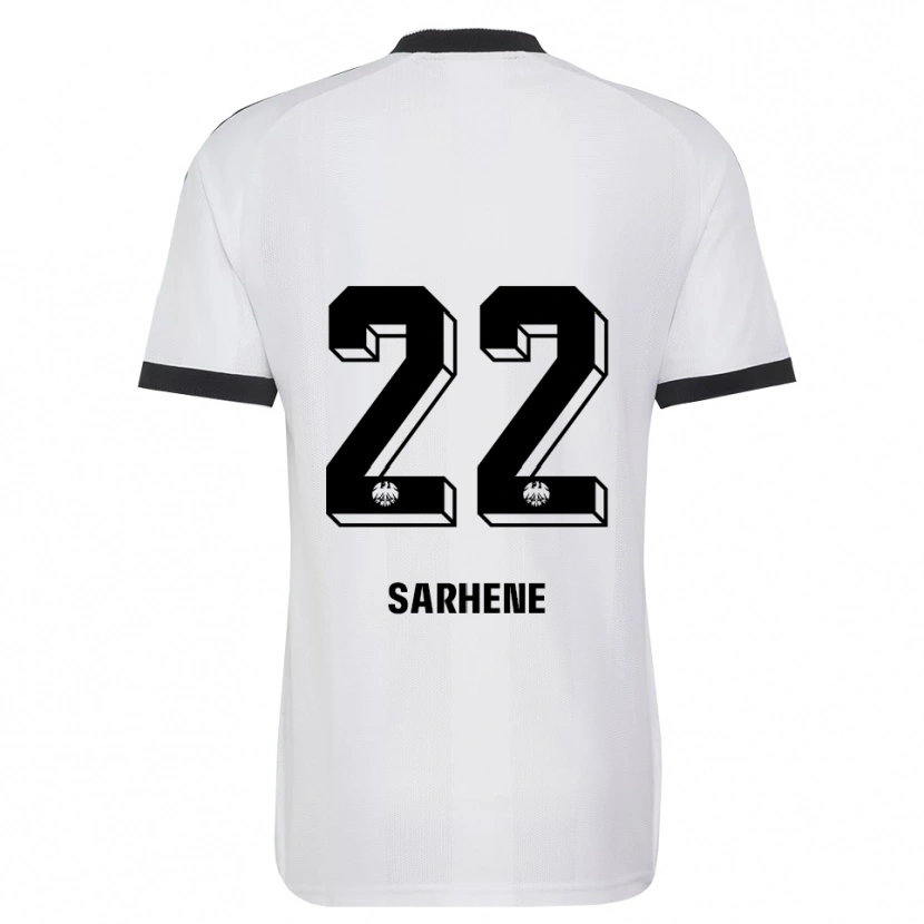 Danxen Kinderen Clement Nana-Sarhene #22 Zwart Wit Uitshirt Uittenue 2026/27 T-Shirt België