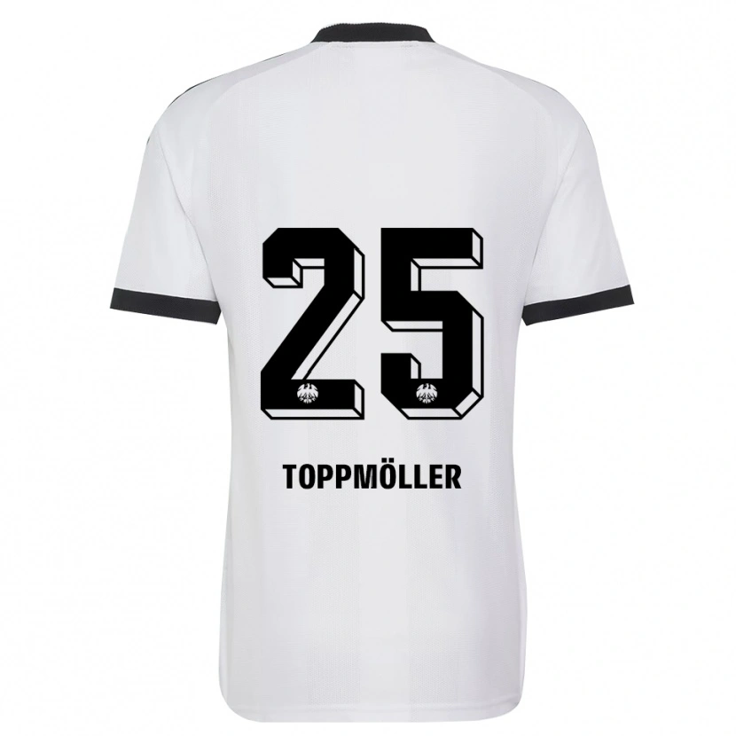 Danxen Kinderen Lionel Toppmöller #25 Zwart Wit Uitshirt Uittenue 2026/27 T-Shirt België