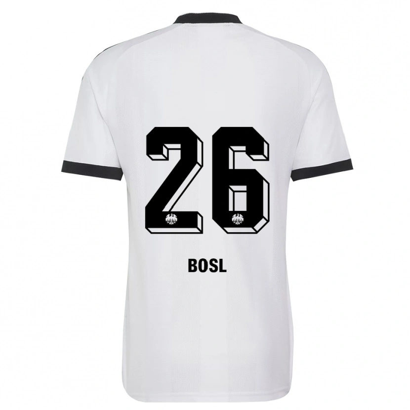 Danxen Kinderen Cara Bosl #26 Zwart Wit Uitshirt Uittenue 2026/27 T-Shirt België