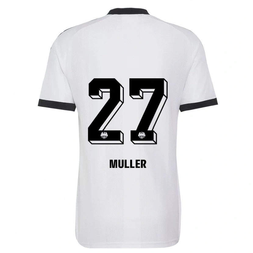 Danxen Kinderen Mark Müller #27 Zwart Wit Uitshirt Uittenue 2026/27 T-Shirt België