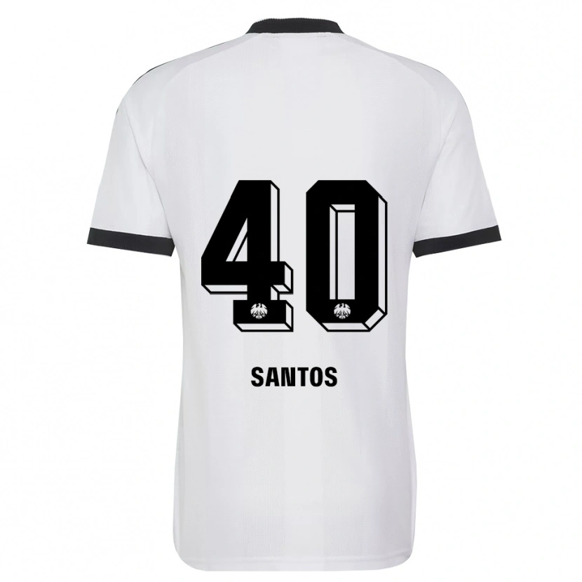 Danxen Kinderen Kauã Santos #40 Zwart Wit Uitshirt Uittenue 2026/27 T-Shirt België