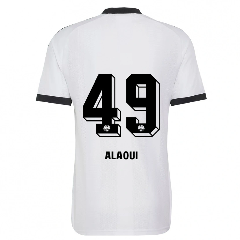 Danxen Kinderen Anas Alaoui #49 Zwart Wit Uitshirt Uittenue 2026/27 T-Shirt België