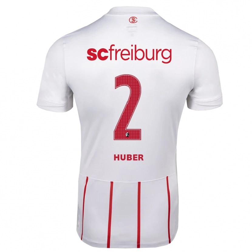 Danxen Kinderen Arthur Huber #2 Wit Rood Geel Uitshirt Uittenue 2026/27 T-Shirt België