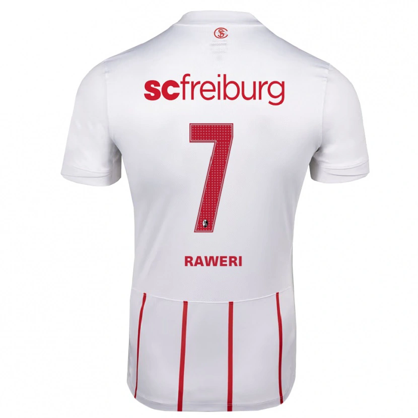 Danxen Kinderen Krish Raweri #7 Wit Rood Geel Uitshirt Uittenue 2026/27 T-Shirt België