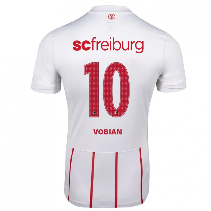 Danxen Kinderen Selina Vobian #10 Wit Rood Geel Uitshirt Uittenue 2026/27 T-Shirt België