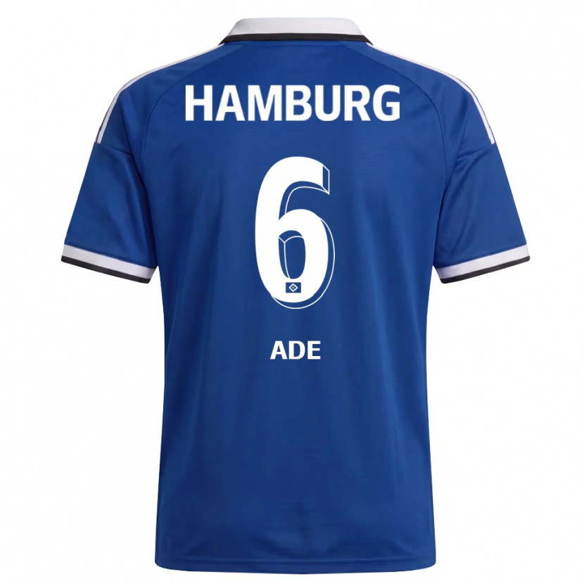 Danxen Kinderen Jeremy Ade #6 Wit Blauw Uitshirt Uittenue 2026/27 T-Shirt België