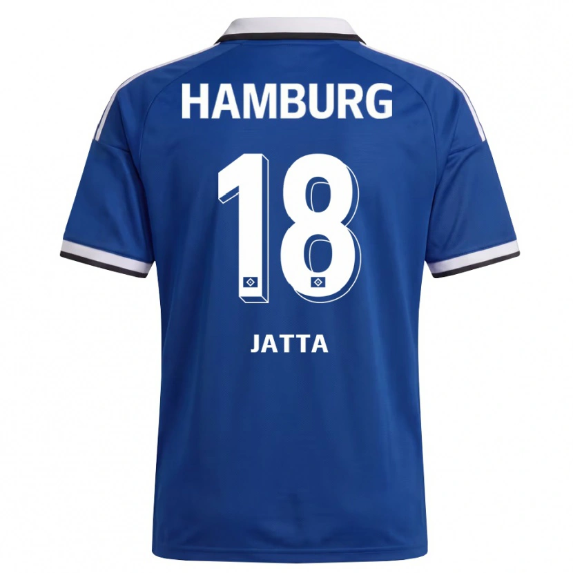 Danxen Kinderen Bakery Jatta #18 Wit Blauw Uitshirt Uittenue 2026/27 T-Shirt België