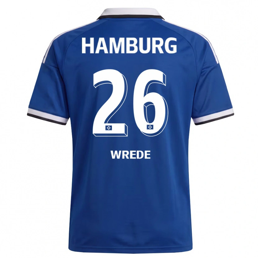 Danxen Kinderen Jonna Wrede #26 Wit Blauw Uitshirt Uittenue 2026/27 T-Shirt België