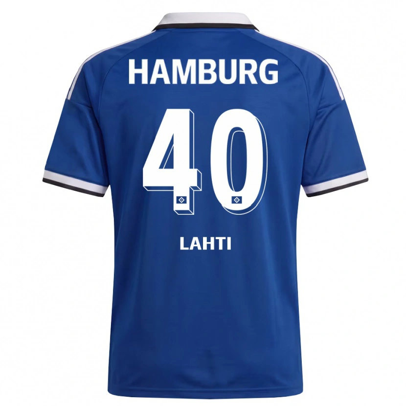 Danxen Kinderen Elias Lahti #40 Wit Blauw Uitshirt Uittenue 2026/27 T-Shirt België