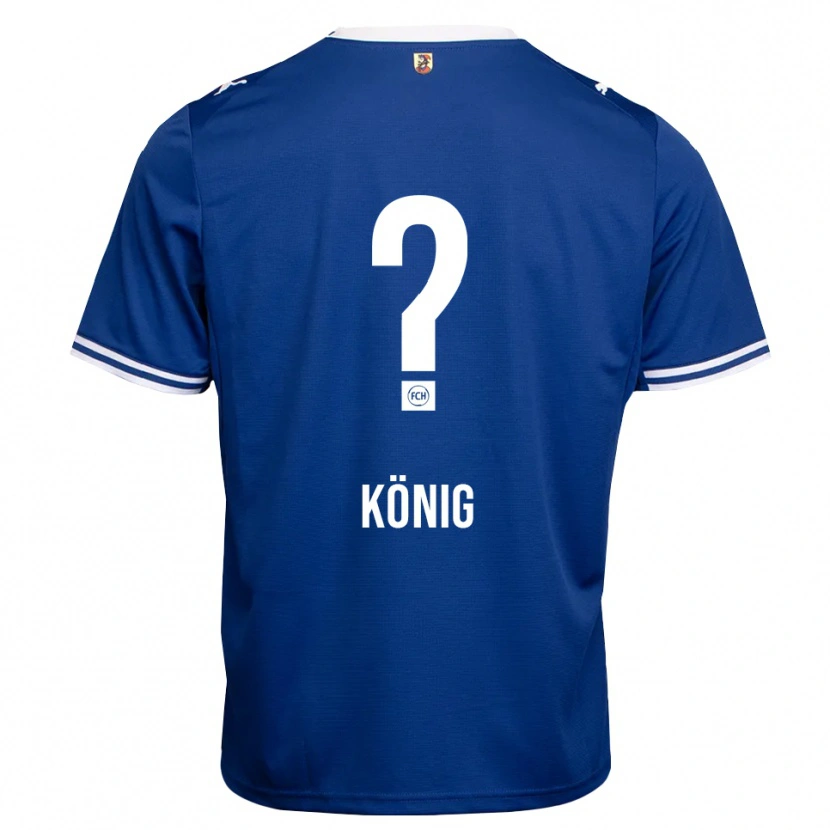Danxen Kinderen Tom König #0 Koninklijk Blauw Wit Uitshirt Uittenue 2026/27 T-Shirt België