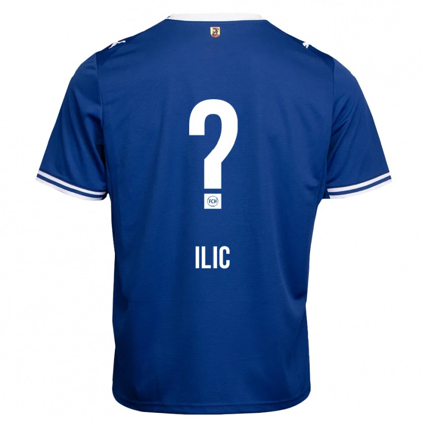 Danxen Kinderen Leana Ilic #0 Koninklijk Blauw Wit Uitshirt Uittenue 2026/27 T-Shirt België