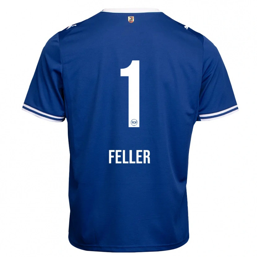Danxen Kinderen Frank Feller #1 Koninklijk Blauw Wit Uitshirt Uittenue 2026/27 T-Shirt België