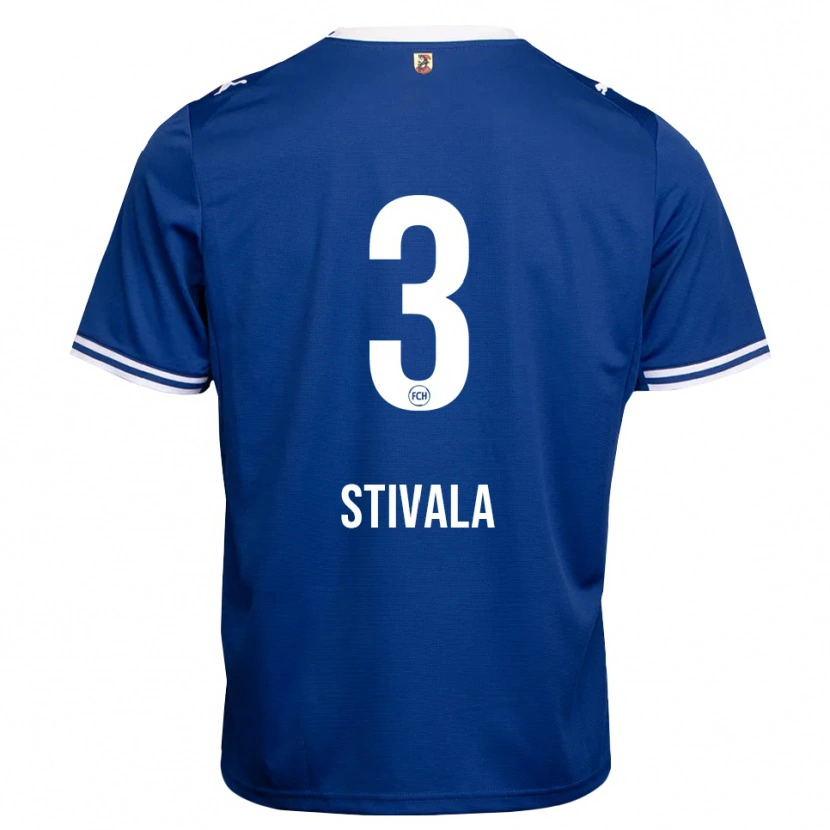 Danxen Kinderen Gabriel Stivala #3 Koninklijk Blauw Wit Uitshirt Uittenue 2026/27 T-Shirt België