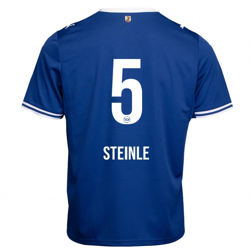 Danxen Kinderen Joel Steinle #5 Koninklijk Blauw Wit Uitshirt Uittenue 2026/27 T-Shirt België