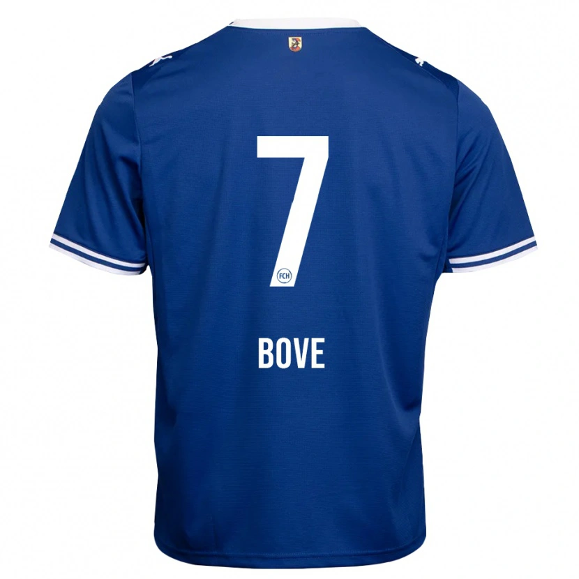 Danxen Kinderen Nevio Bove #7 Koninklijk Blauw Wit Uitshirt Uittenue 2026/27 T-Shirt België