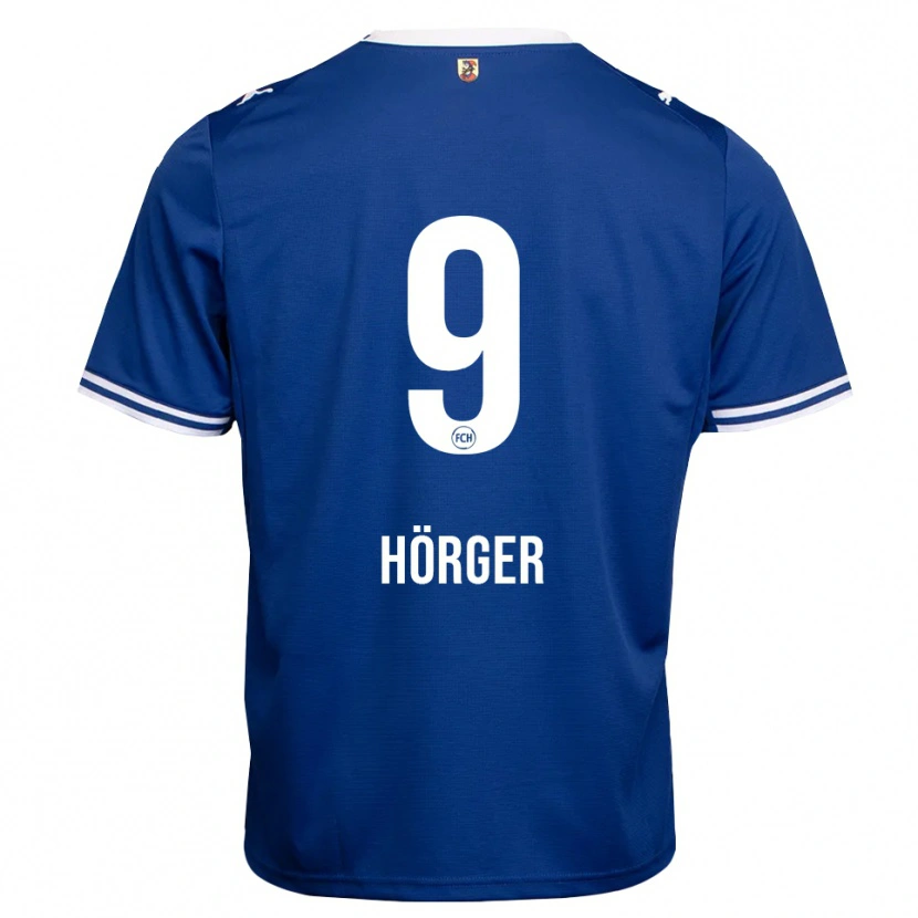 Danxen Kinderen Verena Hörger #9 Koninklijk Blauw Wit Uitshirt Uittenue 2026/27 T-Shirt België