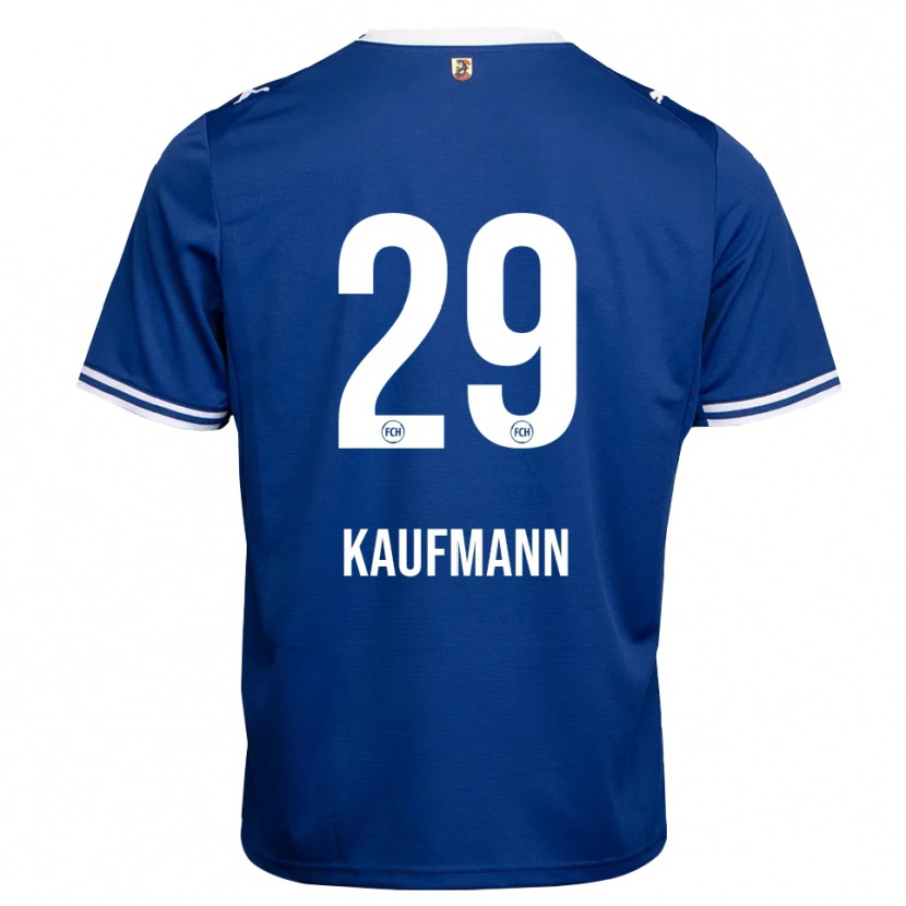 Danxen Kinderen Mikkel Kaufmann #29 Koninklijk Blauw Wit Uitshirt Uittenue 2026/27 T-Shirt België