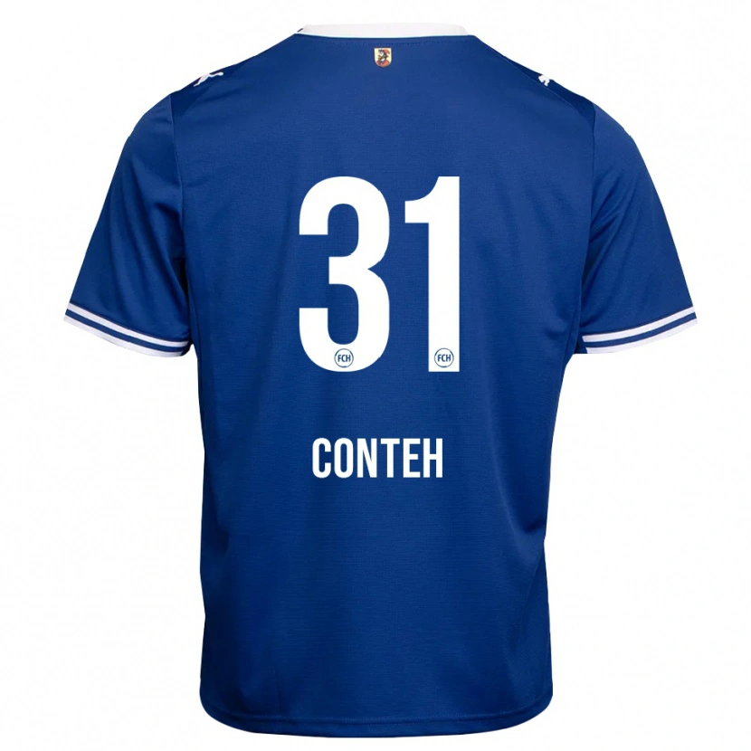 Danxen Kinderen Sirlord Conteh #31 Koninklijk Blauw Wit Uitshirt Uittenue 2026/27 T-Shirt België
